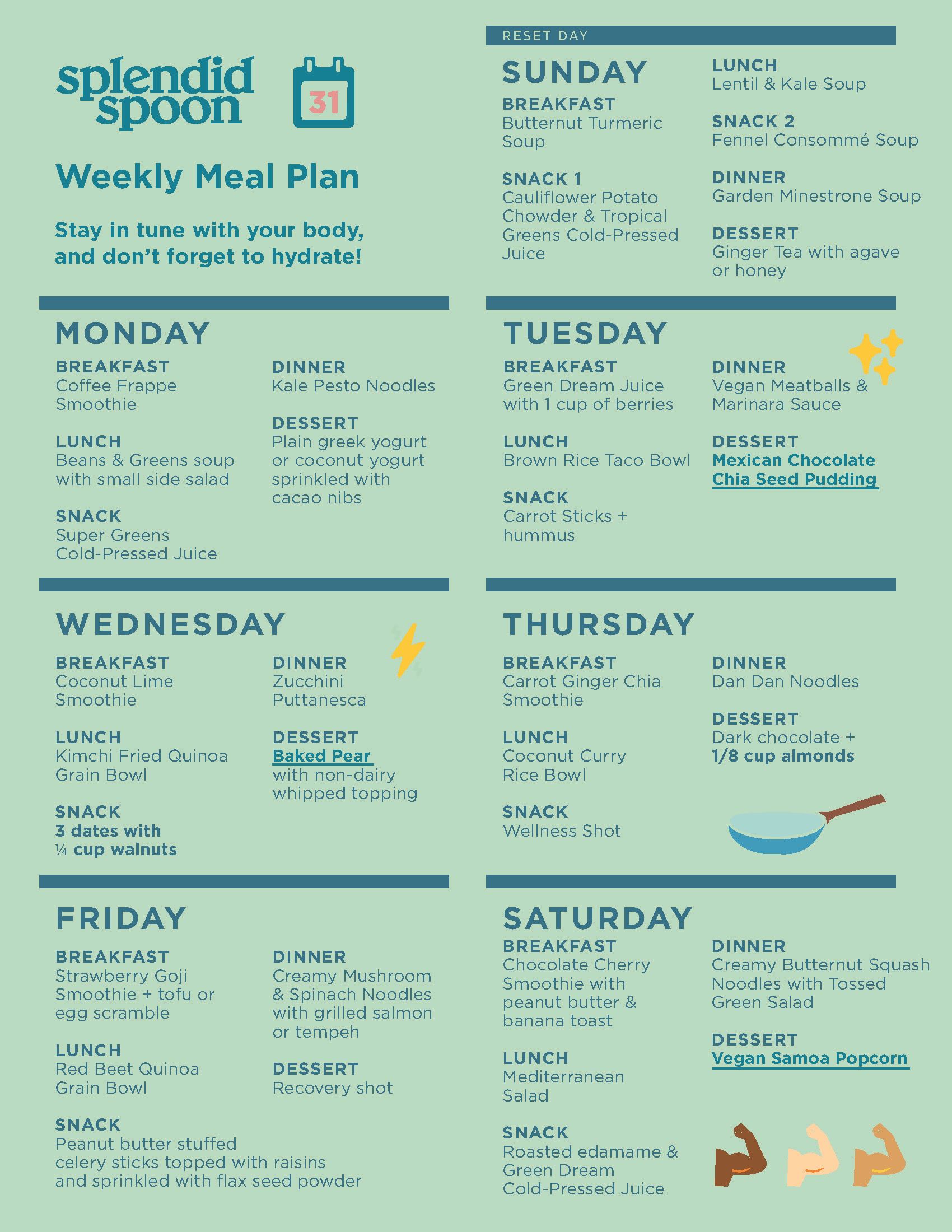 7-Day Healthy and Balanced Meal Plan Ideas: Recipes & Prep