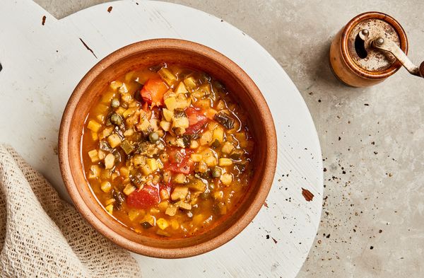 Splendid Recipe: Zucchini Puttanesca Soup