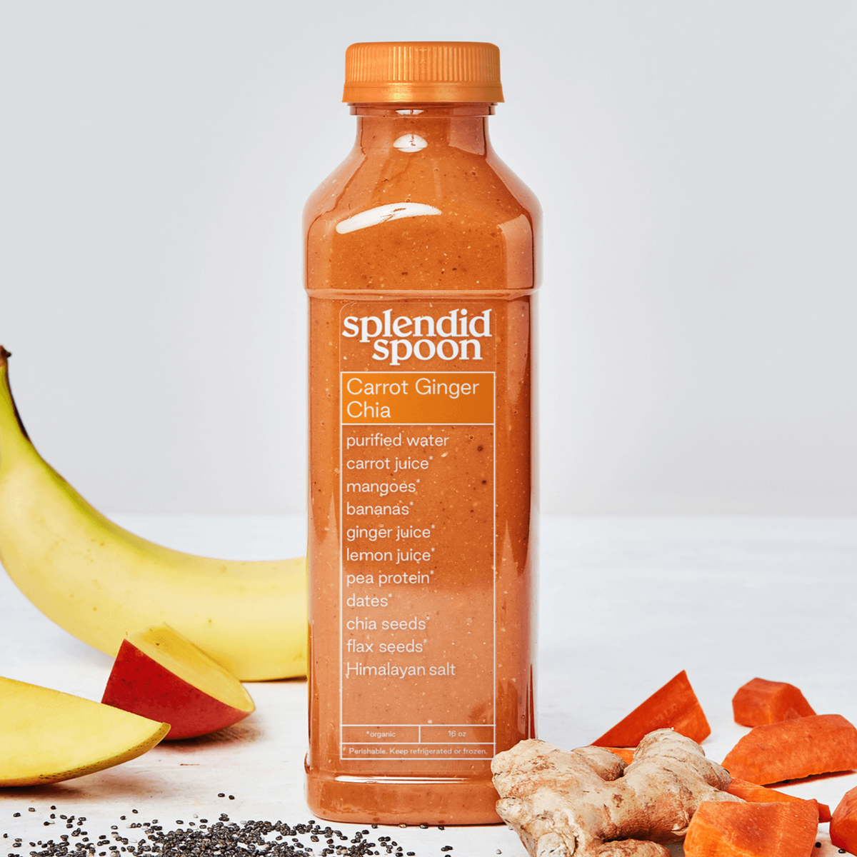 Carrot Ginger Chia Smoothie – Splendid Spoon