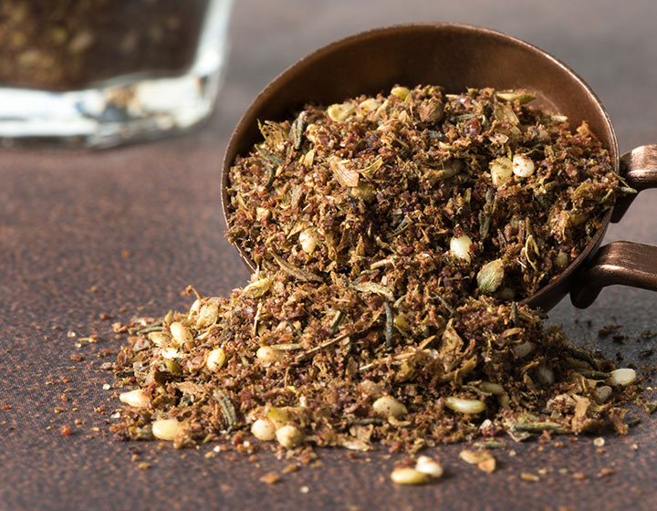 A cup of Za’atar spices