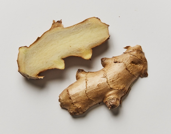 Sweet and slightly peppery, ginger — which is closely related to turmeric and cardamom — supports digestion, reduces nausea, and helps boost immunity. 