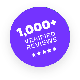 1000+ Verified Reviews (5 stars)